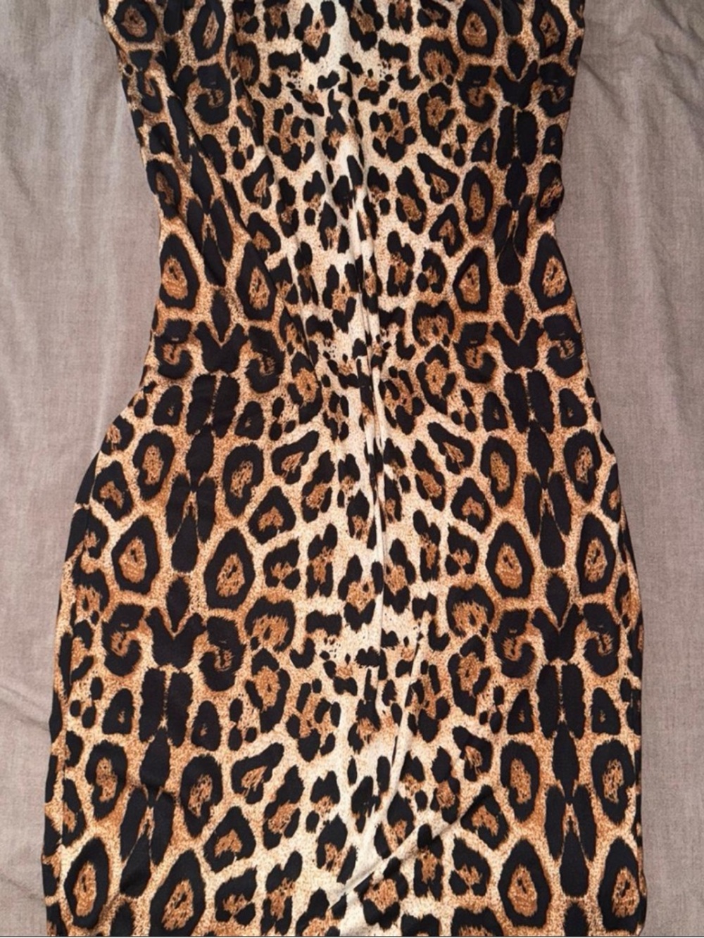 Leopard Print Bodycon Dress - Bold Animal Print